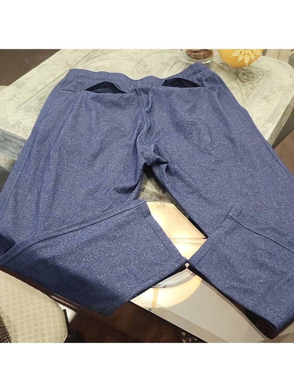 Public Rec Men's All Day Every Day Pant in Heather Navy 38x30 Like New Sweats - Picture 7 of 13